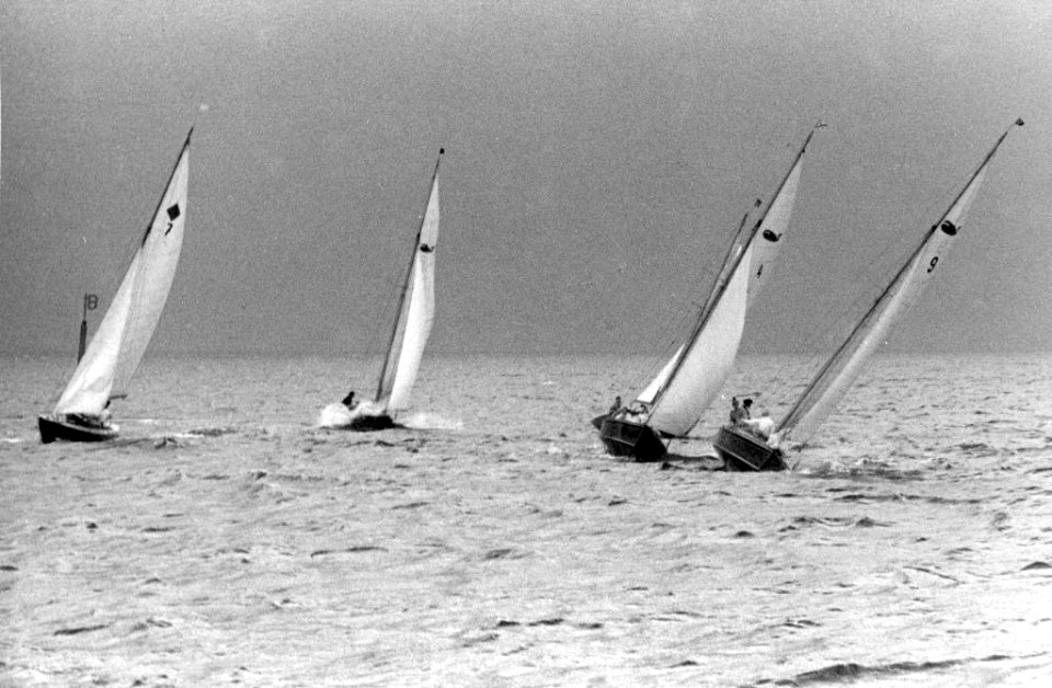 Segelregatta der Wal-Klasse zur Kieler Woche 1935 (Kiel 74.444)