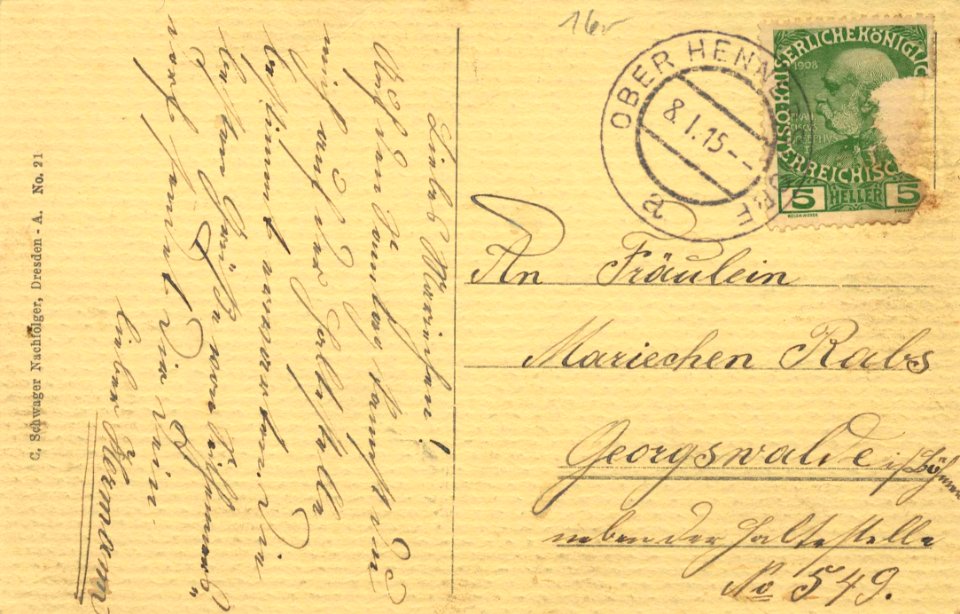 Seifhennersdorf, Sachsen - Postamt (back) (Zeno Ansichtskarten)