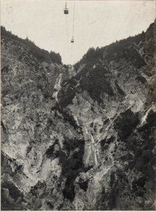 Seilbahn 10.Vigolo.Spannweite über die Friccaschlucht. (BildID 15643250)