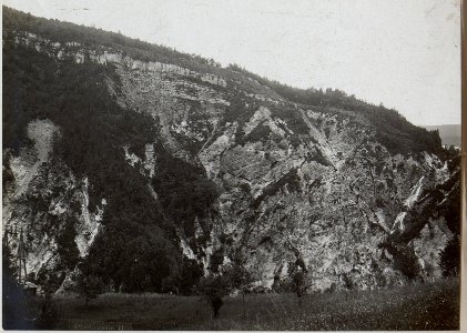 Seilbahn 10.Vigolo.Spannweite über die Friccaschlucht. (BildID 15643233)