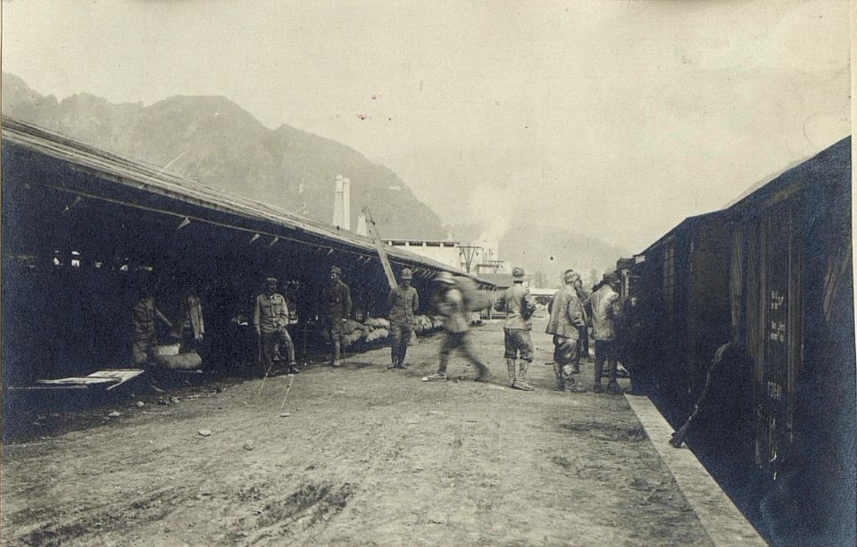 Seilbahn II Umschlagstelle, Bahnhof Costa. (BildID 15672471)
