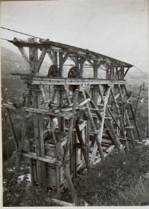 Seilbahn 10.Vigolo.Tragseil-Spannvorrichtung Valsorda. (BildID 15643276)