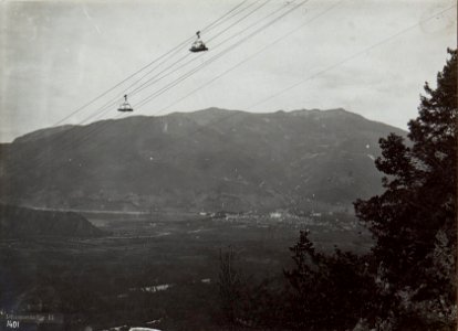 Seilbahn Nr, 20. Blick nach Levico. (BildID 15643439)