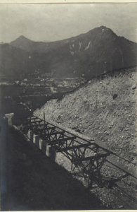 Seilbahn-Verbindungsstrecke der ital. Kalkseilbahn III. (BildID 15672604)