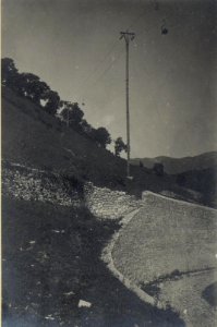 Seilbahnmast der Seilbahn II 20m hoch. (BildID 15672492)