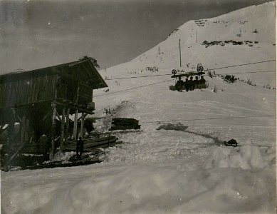 Seilbahnstation in der Pozzo-Mulde am Pasubio. (BildID 15515471)
