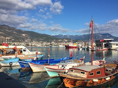 Both fishing boats water