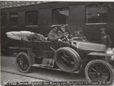 Seine Majestät der König von Bulgarien in Triest.9.11.17. (BildID 15608740)