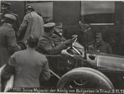 Seine Majestät der König von Bulgarien in Triest.9.11.17. (BildID 15608747)