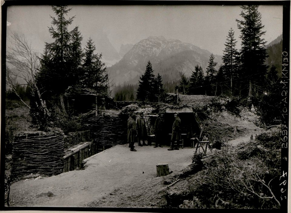 Seisera, Aus den Infanterie-.Stellungen, Hintergrund Köpfach (BildID 15734648)