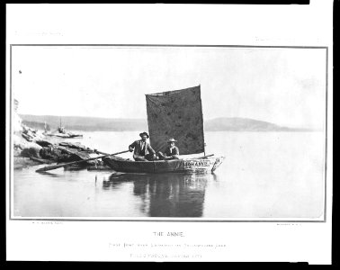 The Annie, first boat launched on Yellowstone Lake LCCN95514177