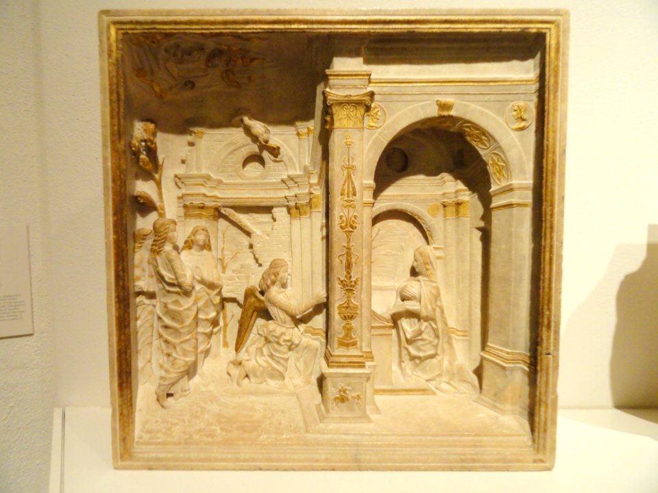 The Annunciation, workshop of Benedetto Briosco and Tommaso Cazzaniga, Lombard, after 1484 - Nelson-Atkins Museum of Art - DSC08577