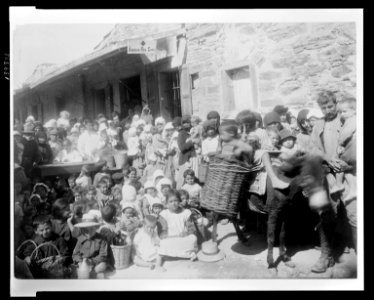 The ARC by dint of sheer persistence, succeeded in establishing feeding, medical and sanitary centers in the heart of the mountains, where many refugees had wondered (i.e. wandered) Even the LCCN2010650510