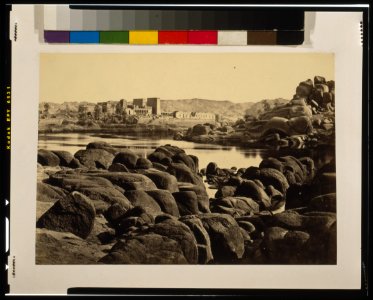 The approach to Philae - Frith. LCCN90706777