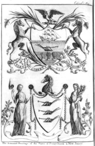 The armorial bearings of the states of Pennsylvania & New Jersey LCCN2004676792