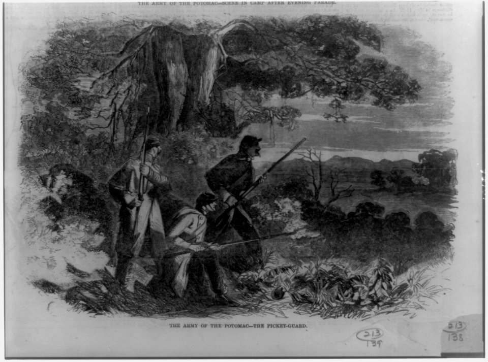 The Army of the Potomac-the picket-guard LCCN89706299