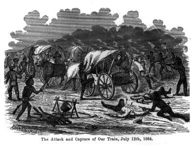 The attack and capture of our train, July 12, 1864 LCCN2003663676