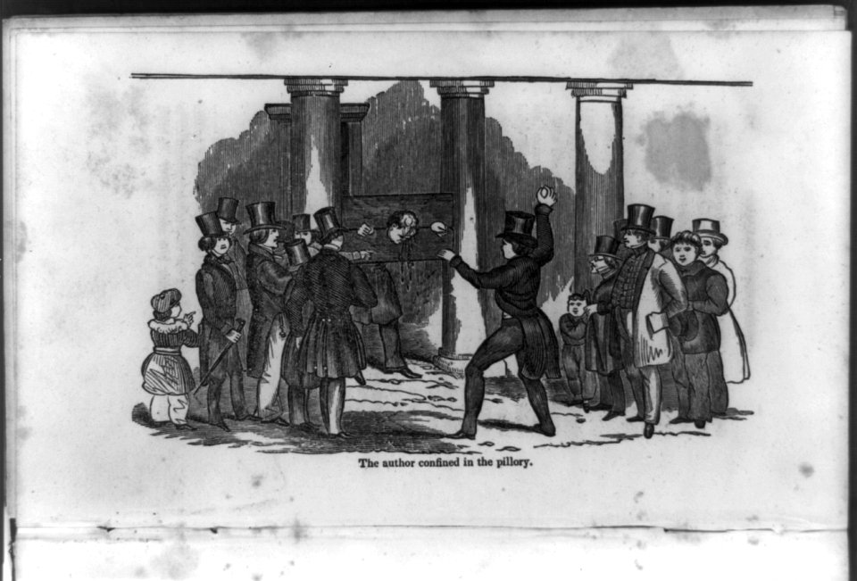 The author confined in the pillory LCCN96515197