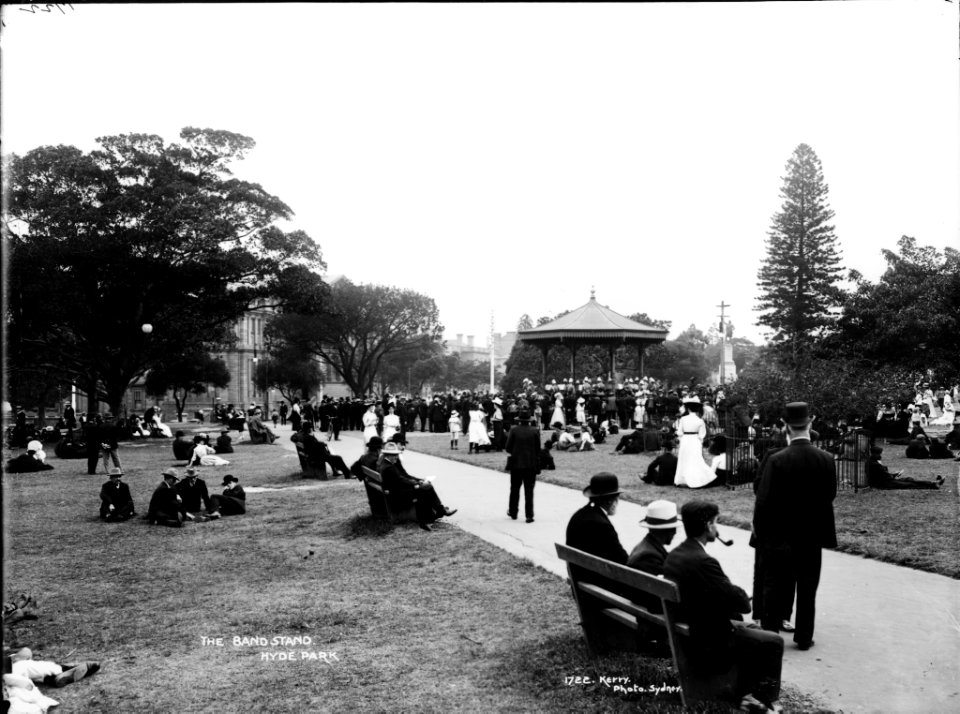 The Bandstand, Hyde Park from The Powerhouse Museum Collection