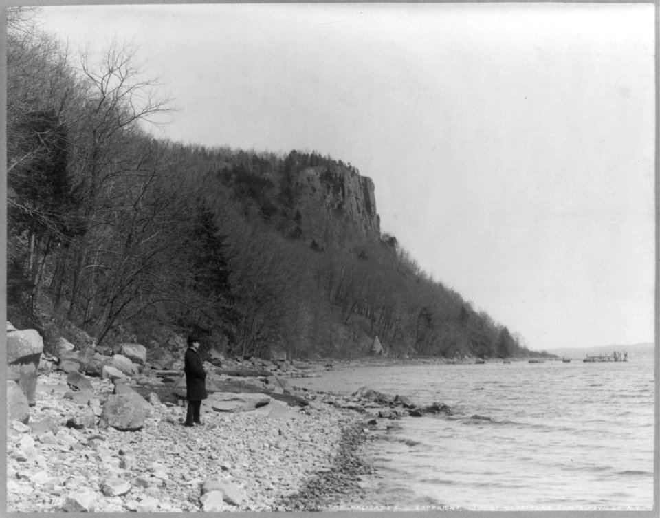The banks of the Hudson River near the Palisades, N.Y. LCCN2003655503
