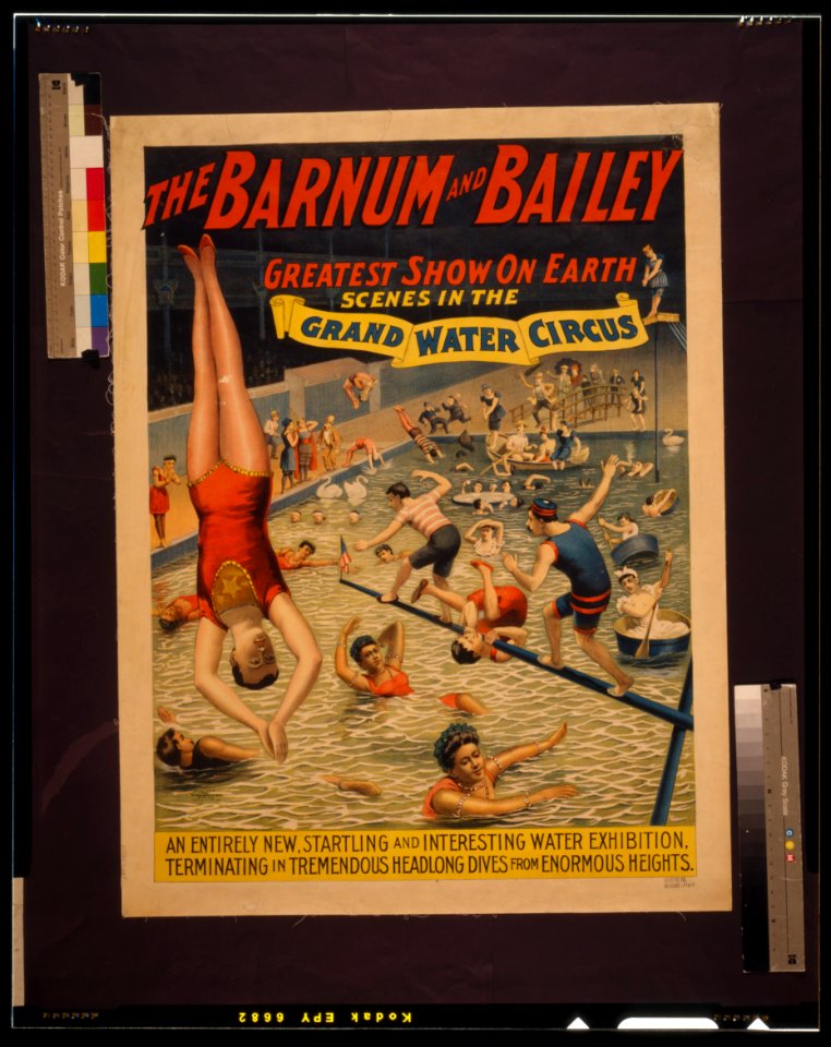 The Barnum & Bailey greatest show on earth Scenes in the grand water circus - - The Strobridge Lith. Co., Cincinnati - New York. LCCN2002695272