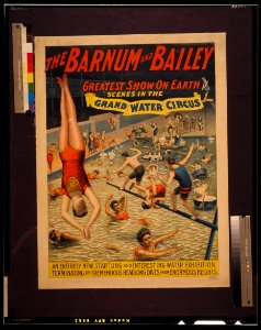 The Barnum & Bailey greatest show on earth Scenes in the grand water circus - - The Strobridge Lith. Co., Cincinnati - New York. LCCN2002695272 photo