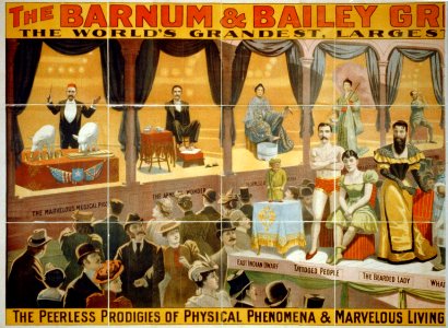 The Barnum & Bailey Greatest Show on Earth ... The Peerless Prodigies of Physical Phenomena & Marvelous Living Human Curiosities LCCN2002719123 photo