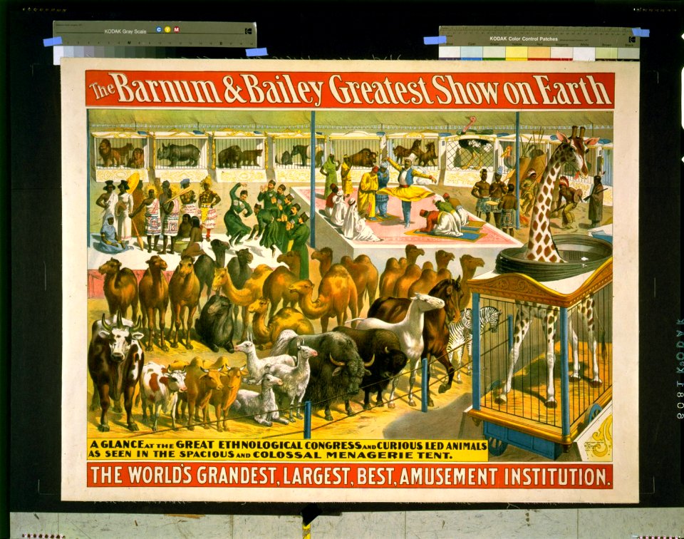 The Barnum and Bailey greatest show on earth-A glance at the great ethnological congress and curious led animals ... LCCN98500053