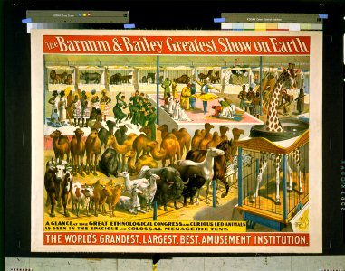 The Barnum and Bailey greatest show on earth-A glance at the great ethnological congress and curious led animals ... LCCN98500053