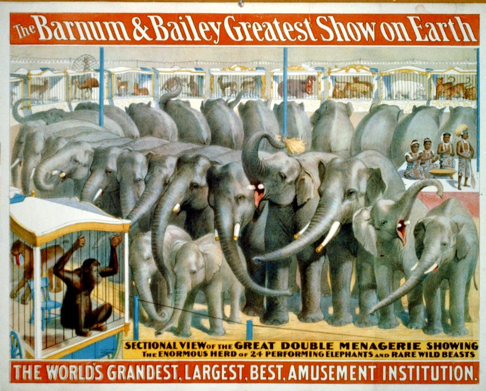 The Barnum and Bailey greatest show on earth-The world's grandest, largest, best, amusement institution LCCN96502252