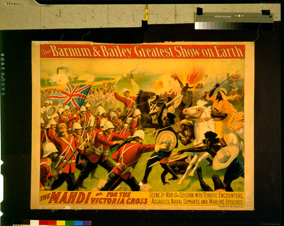 The Barnum and Bailey greatest show on earth-The Mahdi or for the Victoria Cross-Scene 3d-War in the Soudan ... LCCN98500055