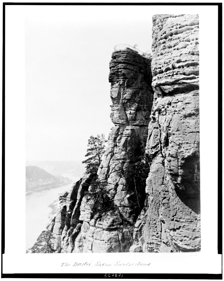 The Bastei, Saxon Switzerland LCCN94512898