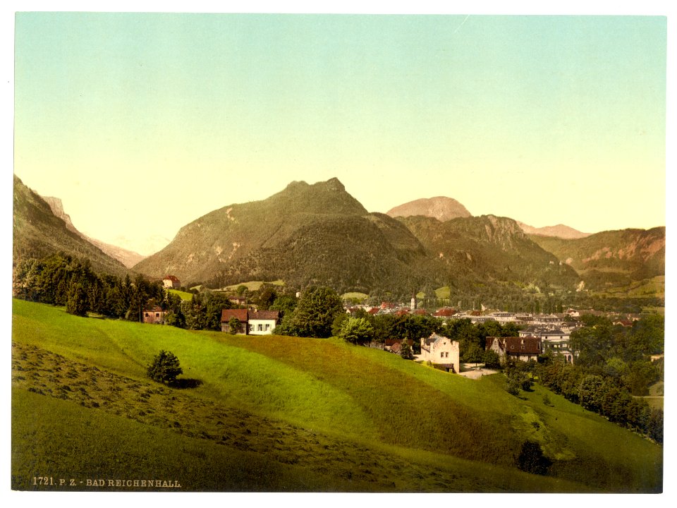 The baths towards the Lofererberge, Reichenhall, Bavaria, Germany-LCCN2002696174