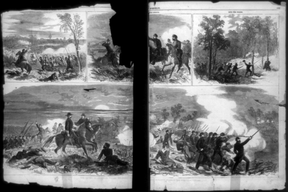The Battle of Antietam, fought September 17, 1862 LCCN90707485