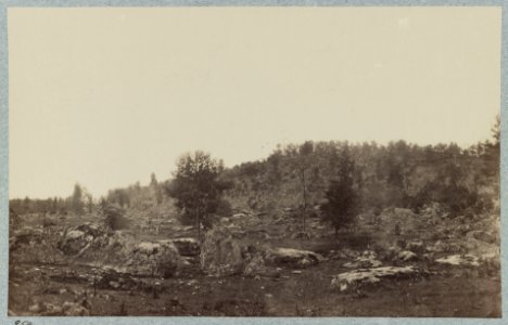 The battle-field of Gettysburg. Little Round Top LCCN2012647701