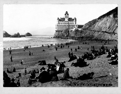 The beach and Cliff House, San Francisco LCCN2002723950