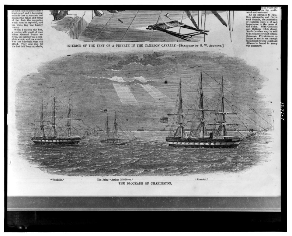 The blockade of Charleston LCCN00652823