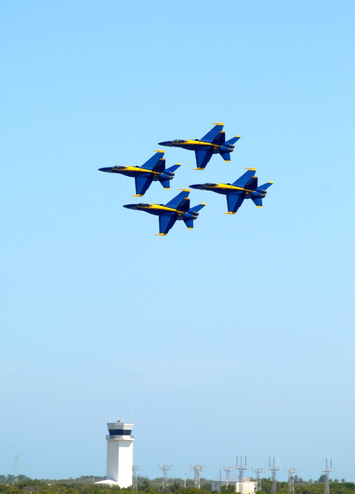 The Blue Angels fly over Boca Chica Field. (8591440433)