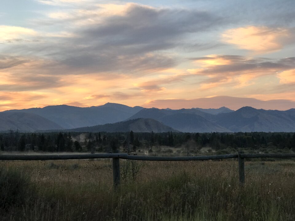 Mountains country sky
