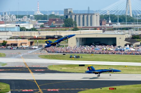 The Blue Angels perform in Kansas City. (20875089216)