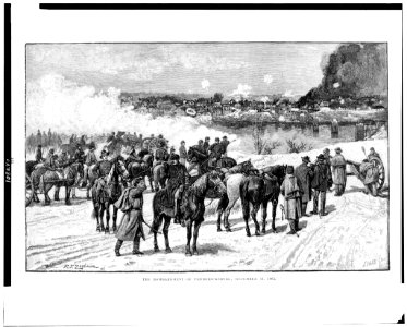 The Bombardment of Fredericksburg, December 11, 1862 - R.F. Zogbaum ; Evans sc. LCCN93509695