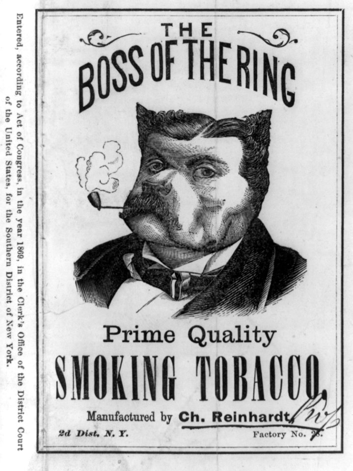 The boss of the ring prime quality smoking tobacco LCCN2001697770