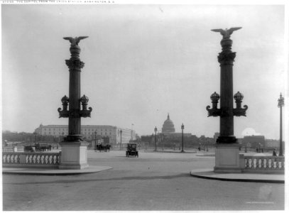 The Capitol from the Union Station, Washington, D.C. LCCN91785922
