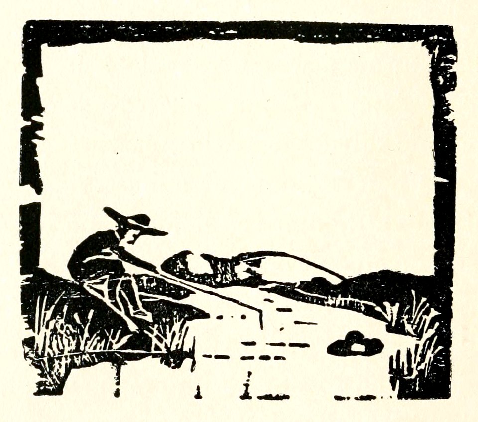 The careful angler chose his nook