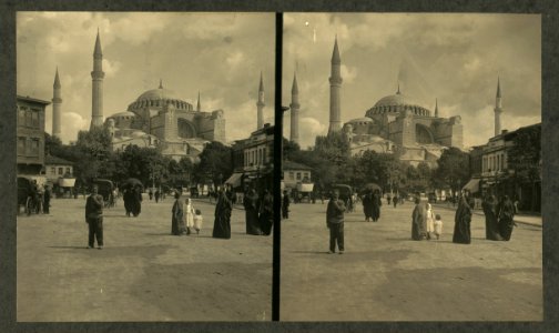 The celebrated Mosque of St. Sophia, Constantinople LCCN2004672927