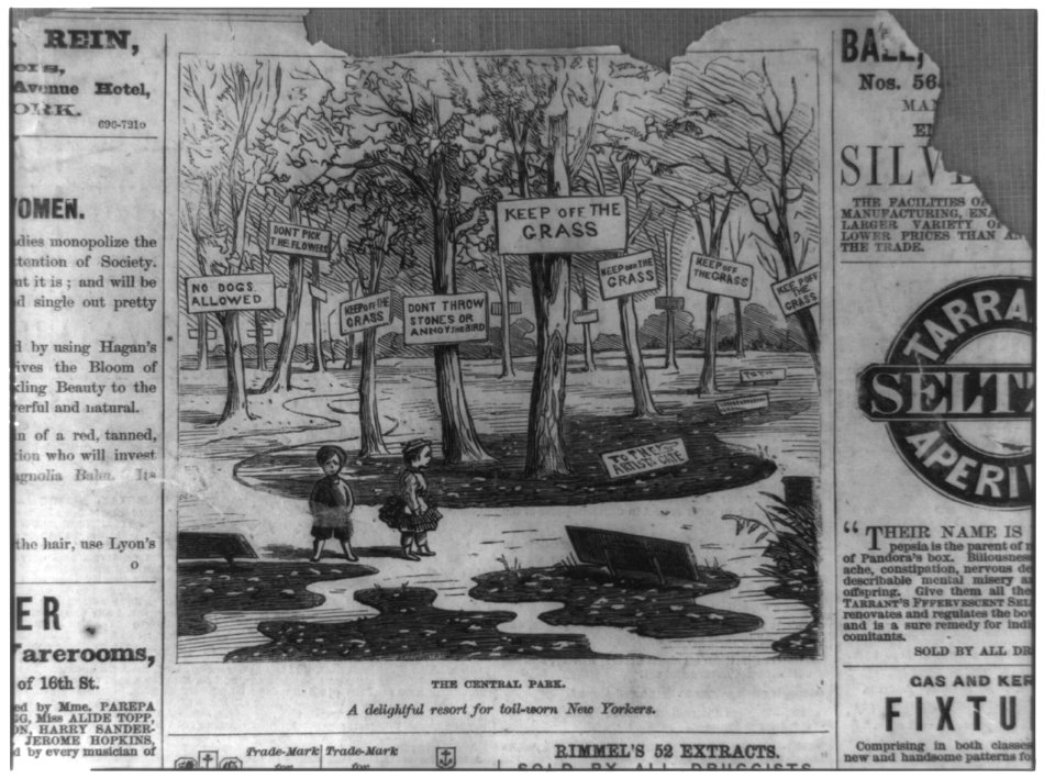 The Central Park. A delightful resort for the toil-worn New Yorkers LCCN91790564