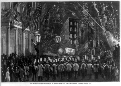 The Centennial Fourth - illumination of Madison Square, New York LCCN2006678497
