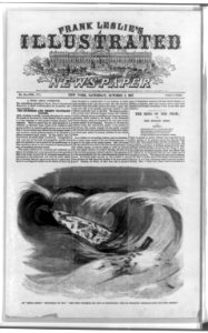 The Central America engulphed in the ocean, about eight the ship began to settle rapidly, when she momentarily righted and went down stern foremost LCCN96509552