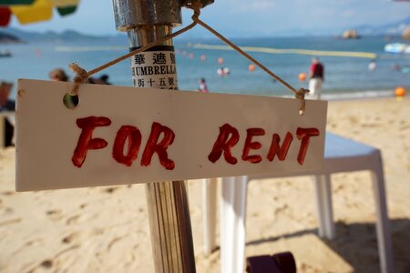 For rent beach price photo