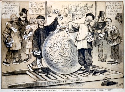 The Chinese question would be settled if the Chinee, Chinee, would votee! votee! votee! LCCN2002720425